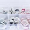 100pcs Plastic Plastic Eyes Half Round Half Round Eyes Colorful Eyes  Bear Stuffed Animals