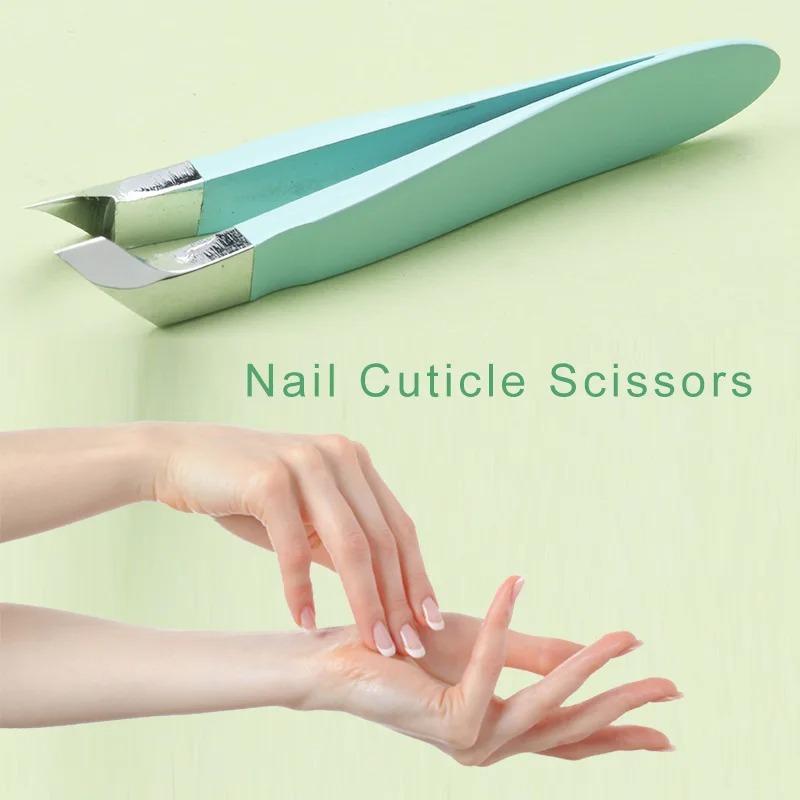Kleine Nagel-Nagelhautschere Pinzette Mini-Nagelknipser Schneider Trimmer für Finger- & Zehen-Hornhautentfernung Pediküre Nagelkunst-Werkzeuge