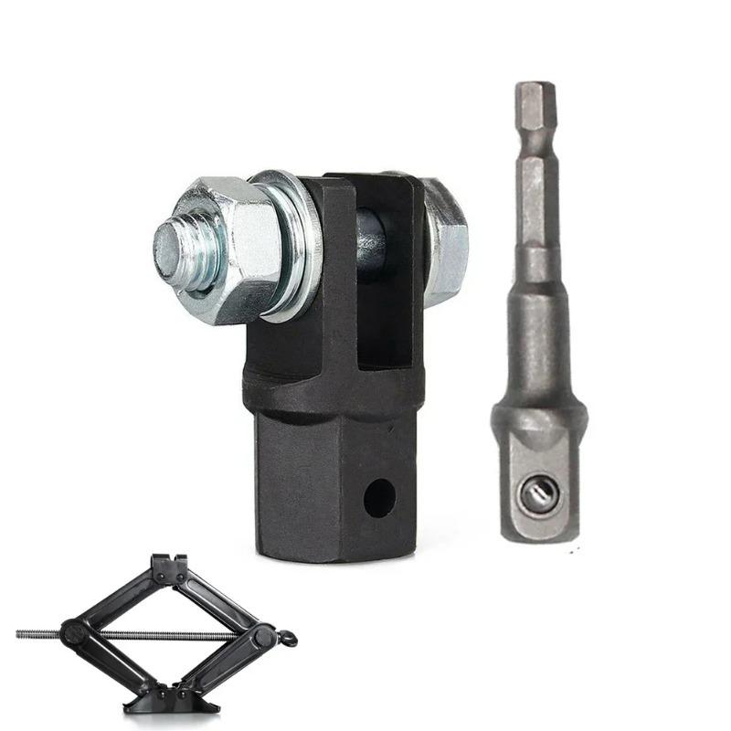 1/2 Zoll Antrieb Schlagschrauber Adapter Scherenwagenheber Adapter Werkzeug Chrom-Vanadium-Stahl Kugelgelenkstange für Wagenheber Schere