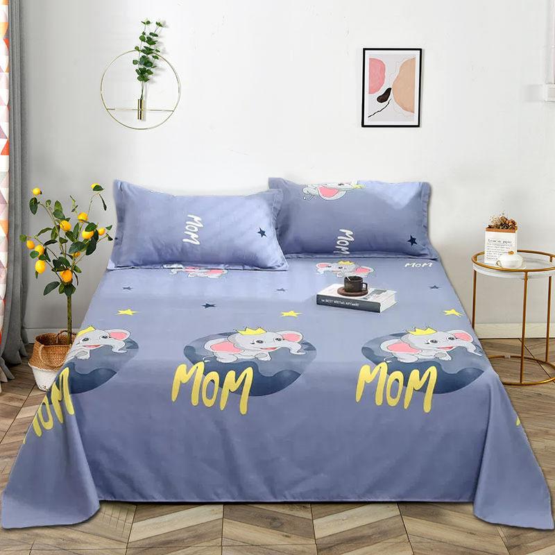 Fashion Sheets Household Skin-friendly Comfortable Breathable Protective Bedcover Single Double King Queen Size Dormitory Bed
