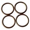 Motorcycle Exhaust Gasket 31.5*40*4 Fits: RVF400/Hornet 250/CB250 Nighthawk/FTR223/CB223S Ninja650R/250R BN125 Eliminator 2001-2009 Reference Genuine