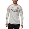 Paris Saint-Germain FW24 Dri-FIT ADV Повседневный спортивный свитер с длинным рукавом Мужская футболка Белый Розовый FQ2321-111