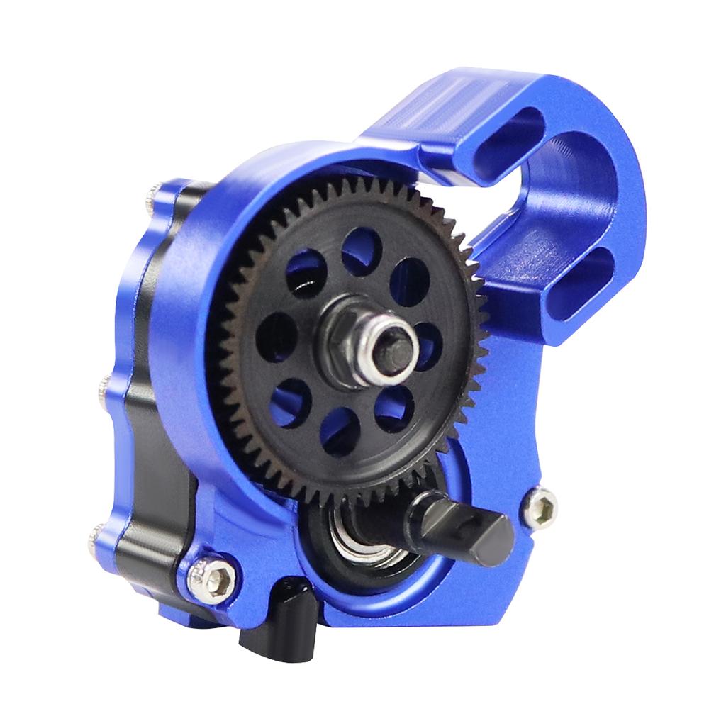 NIUWSRC MR24 Aluminium 21% Overdrive Billet Transmission Gearbox For 1/24 RC Crawler Axial SCX24 Deadbolt C10 Gladiator Bronco