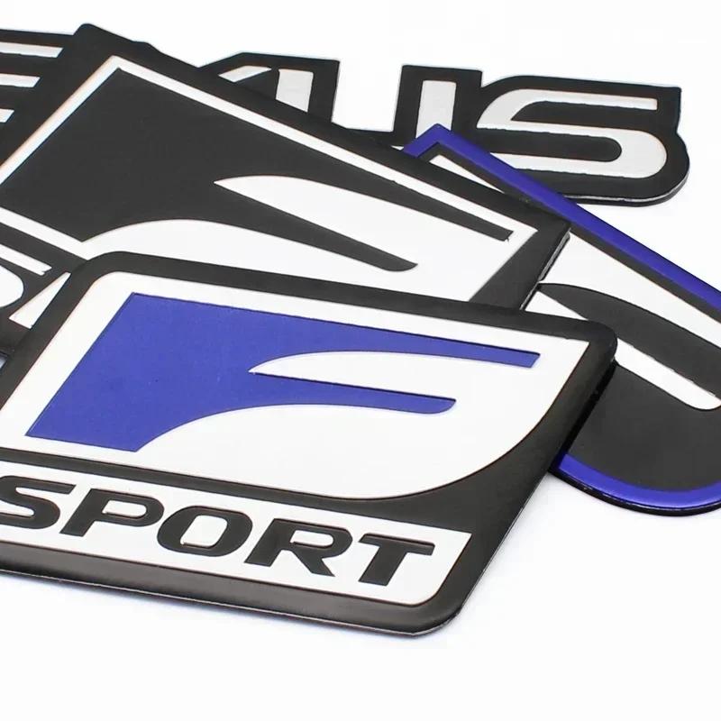 3D Metal Badge Decal Rear Trunk Emblem Sticker Accessories For Lexus F SPORT ES RX NX LS UX LM LX GX LC RZ IS CT GS RC HS TX LBX EC4 7E