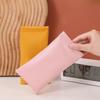 Minimalist Color Scheme Storage Pouch Portable Eyewear Case for Sunglasses Leather Eyewear Storage Pouch