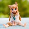8CM Anime Kinako Figure Cat Girl Cute Noodle Stopper Mini Animation Model Toy Gift Ollection Decoration Ornaments PVC