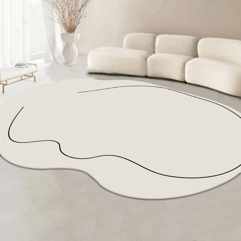 

Нерегулярный ковер Современный минималистский скандинавский ковер для спальни, прикроватный ковер для гостиной, дивана, журнального столика, напольный коврик 120 * 160cm
