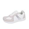 TUINANLE Girls Casual Chunky White Platform Sneakers Women Wide Toe Flat Sports Walking Shoes