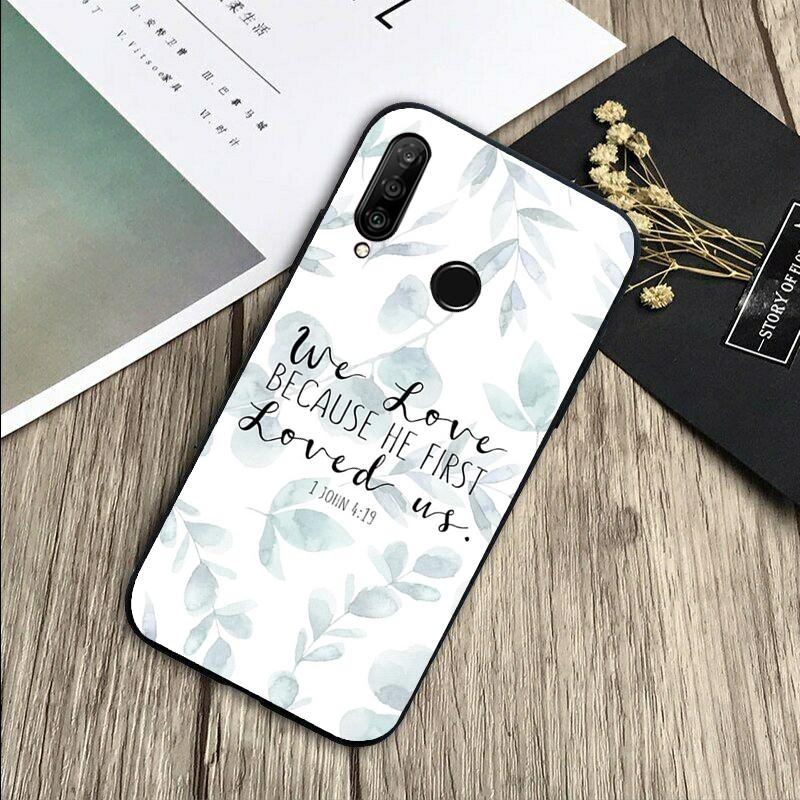 Bible Verse Jesus Christ Christian For Huawei Nova 11 9 10 SE Y70 Y60 Y90 Y61 Y91 Y73 Y72 12i 11i 8i P30 P40 Lite P60 Pro Case
