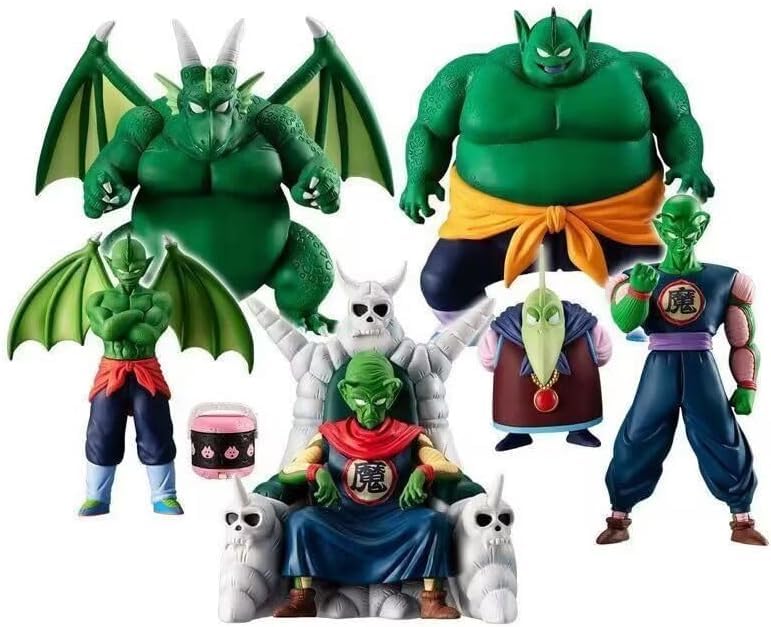 

Dragon Ball Piccolo Daimao Figure Mech PVC Collectible Decoration 7-Piece Set, Alien, [Used]
