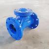 Ductile Iron Flanged Ball Sewage Check Valve - Grooved One-Way Pipeline Valve