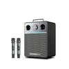 W-King T6 Outdoor Portable K-Karaoke Bluetooth Speaker with Dual Wireless Microphones