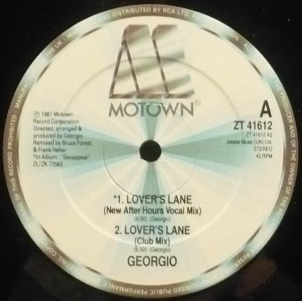 

12inch Record GEORGIO - Lover s Lane ZT41612 Motown 1987 UK Dance & Electronica Used