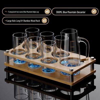 Shangqi Blå Berg Baijiu Glasvarusats