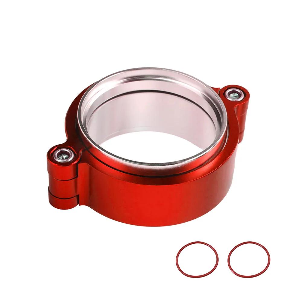 2"/2.5"/3"/3.5"/4" OD Turbo Intake Intercooler Pipe Aluminium Exhaust W System Exhaust HD V-band Clamp Assembly Anodized Clamp