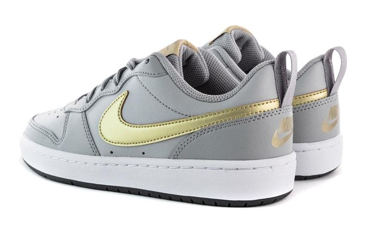 Nike Court Borough Low 2 'Gray Gold' Gs BQ5448-013