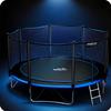 Neo-Sport Garden Trampoline 12Ft/ With External Net And Ladder