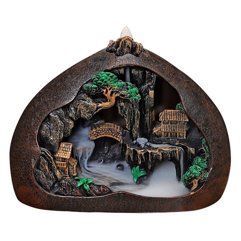 

A25F-Sandalwood Holders Listening To The Rain Home Decor Ceramics Ornaments Burners Halfway Backflow