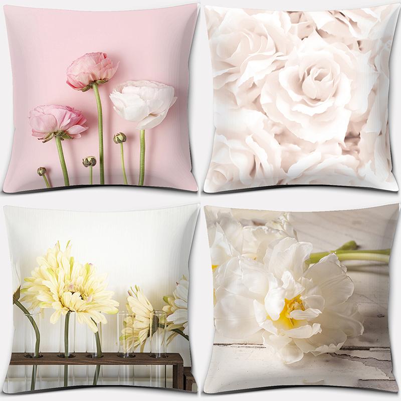 

Украшение для свадебной вечеринки, домашний декор, романтическая розовая роза, наволочка с рисунком, гостиная, диван, офисная подушка, наволочка