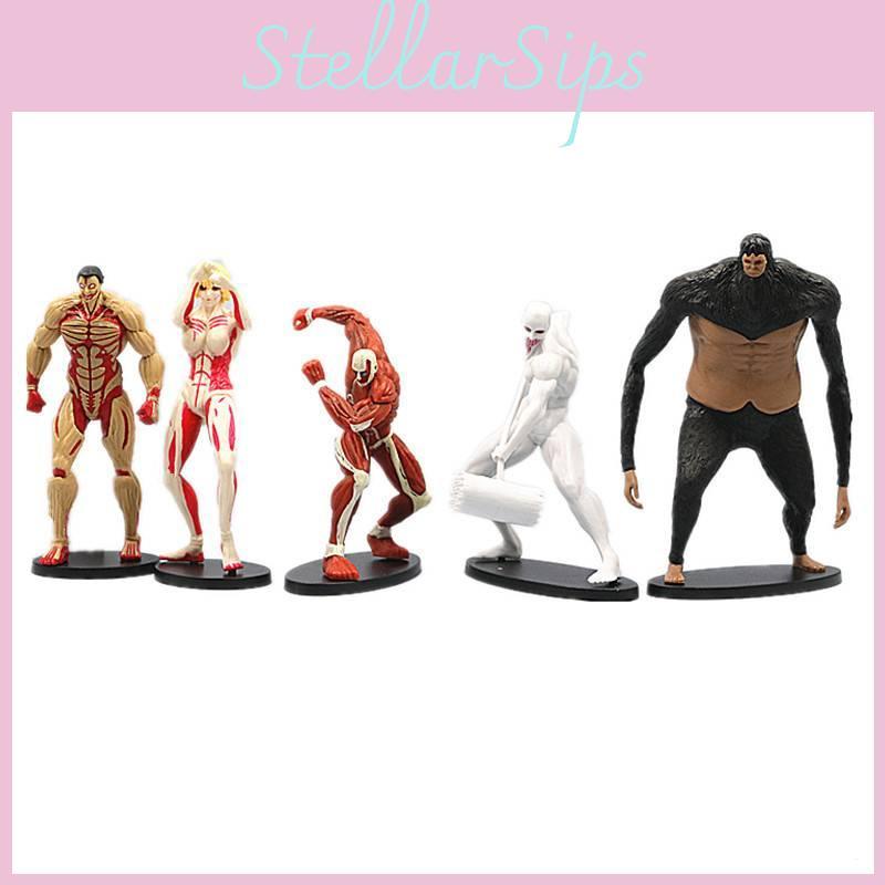 High Quality Attack On Titan Action Figures Set Featuring Eren Mikasa Levi Beast Titan Collectible Toys