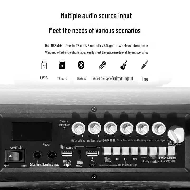 Edifier PW312S 12-inch Portable Outdoor KTV Speaker CN plug (adapter included)