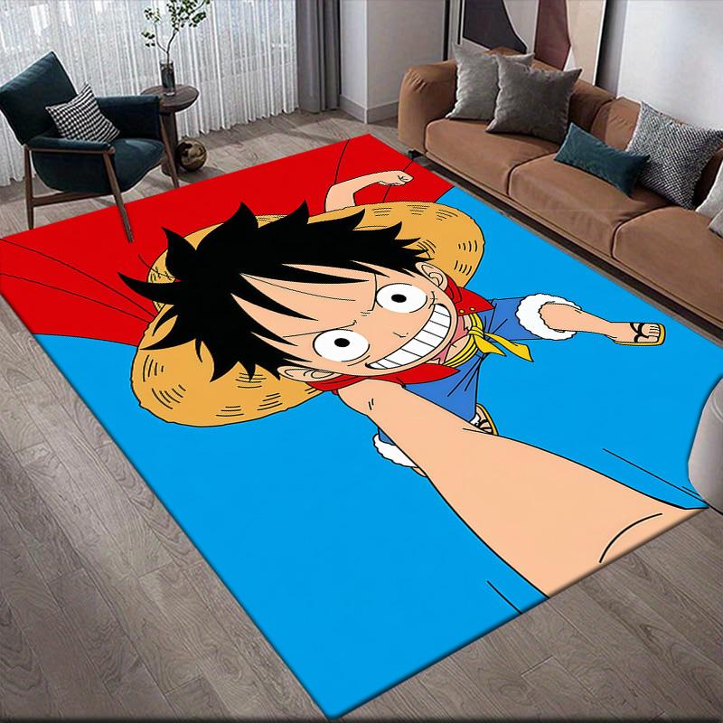 

One Piece Luffy Theme Collection Anti-Slip Rug, Rectangular Carpet for Bedroom, Game Room & Sofa Area 60x90cm