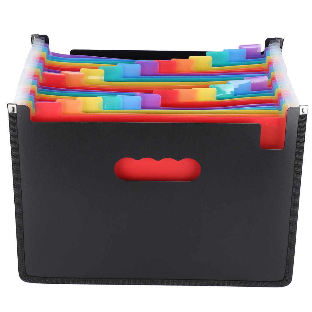Retractable Folder Portable 24 Layers Expanding Accordian Organizer School Supplies