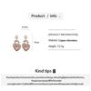 Silver Needle Rhinestone Flower Heart Earrings: Elegant, Statement Accessories for Women
