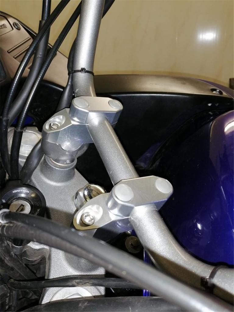 For Honda CBF1000 CBF500 CBF600 CBX650 CB1000R CB1000 CB1300 NC700S NC750S NC750 Mount Extension Back Moved Up Handlebar Risers