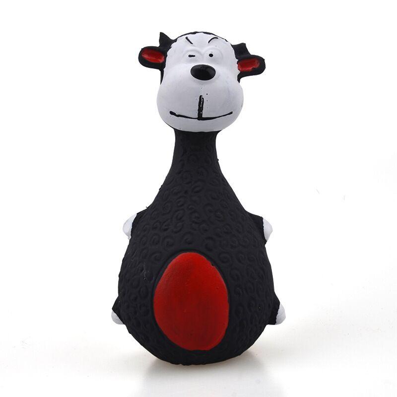 Pet Dog Toys Latex Squeaky Sound Toys Bite-Resistant Puppy Soft Rubber Toy Chew Teeth Cleaning Small Medium Dogs Elephant Cow