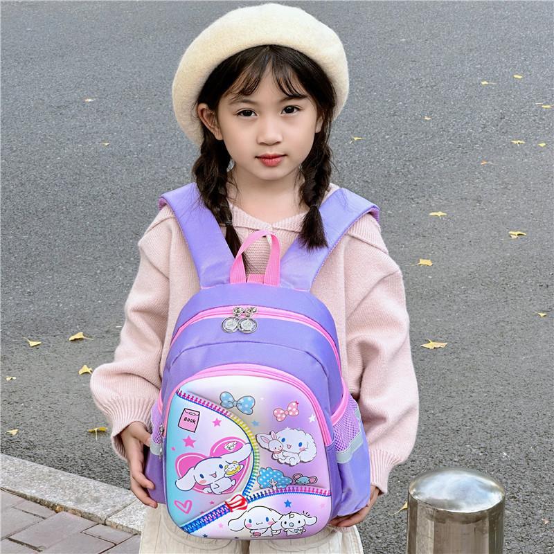 Stylish And Cute Nylon Preschool Backpack For Girls With Fun Cartoon Patterns
