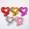 Hook Helium Heart Wedding Birthday Party Valentines Day Heart Foil Balloon