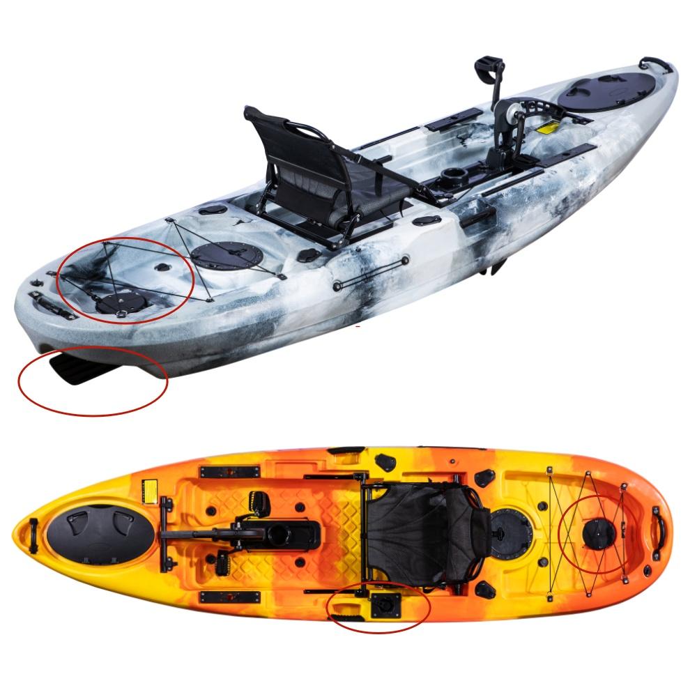 LSF Fabbrica Produttore Accessori Kayak Sistema di Timone in Plastica per Kayak da Pesca a Pedali