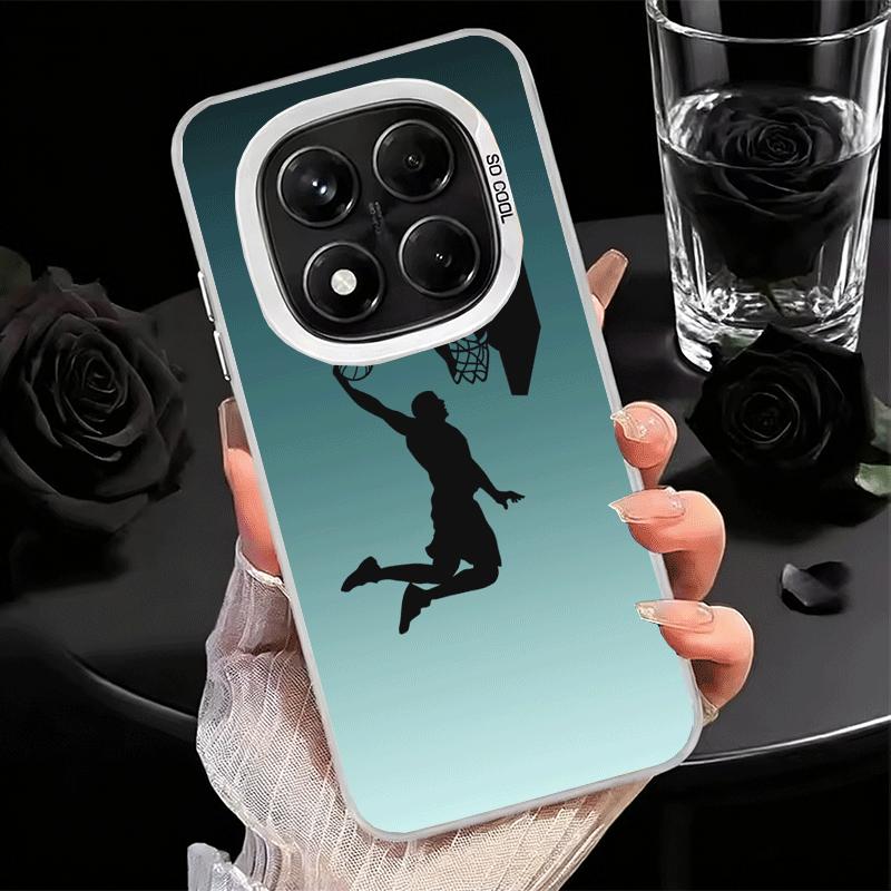 Basketball Sports Aesthetics Soft Phone Case for Samsung Galaxy S24 S25 FE S26 Edge S23 Ultra S22 Plus S21 + Shockproof Cover Ba