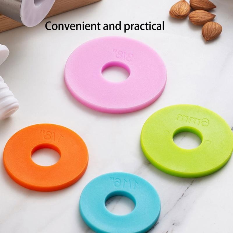 Nonstick Stainless Steel Rolling Pin For Healthy Cooking Baking Adjustable Thickness Dough Roller Rustproof Pastry Tool