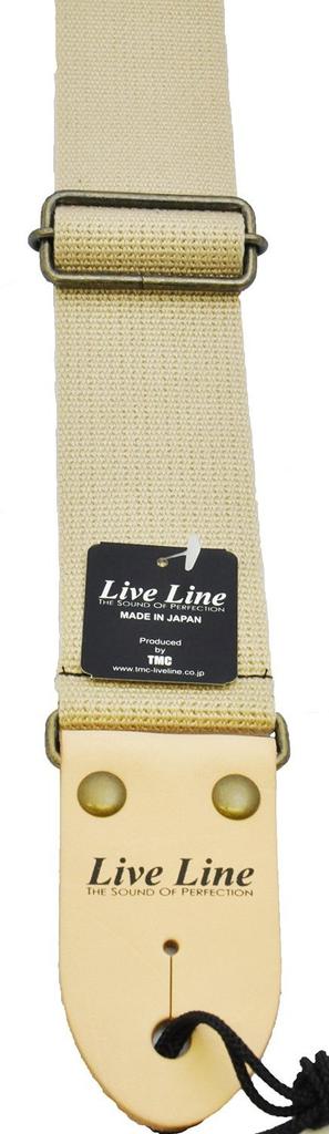 Curea de chitară LIVE LINE Live Line AC Material Tip Regular LS2000CTN (bronzat)