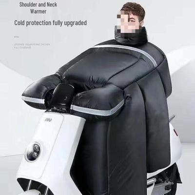 2025 Waterproof Windproof Fleece-Lined Thickened Electric Vehicle Windshield for Autumn/Winter