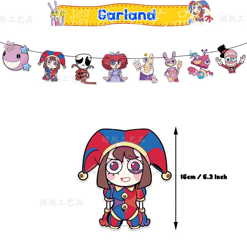 The Amazing Digital Circus Balloon Set Paper Material European And American Style Perfect For Birthday Parties