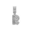 Rock Candy Letter Pendant: Trendy European & American Hip-Hop Style Copper Zircon Necklace with 26 English Alphabet Options
