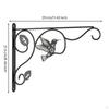 Hanging Plant Bracket with Hummingbird Pattern Sturdy Wall Hook Stylish