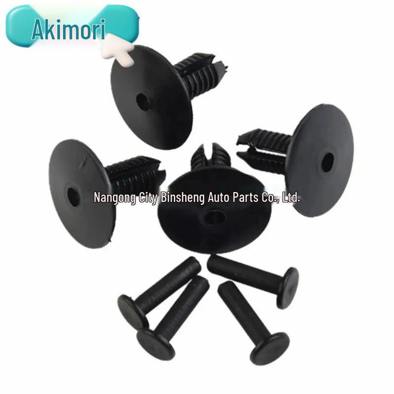 BMW Compatible 50pcs Push-Type Fastener Rivets for Bumper Trim Cabin Liner