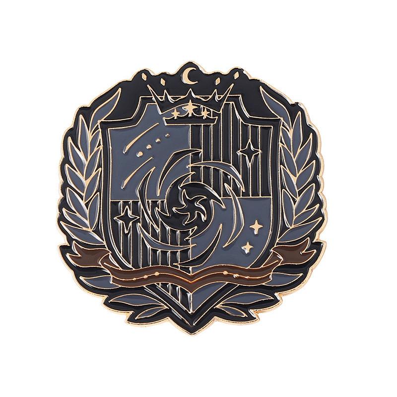 

Artistic Alloy Enamel Badge With Unique Design For Fashionable Jk Uniform Brooch Accessories XZ6345