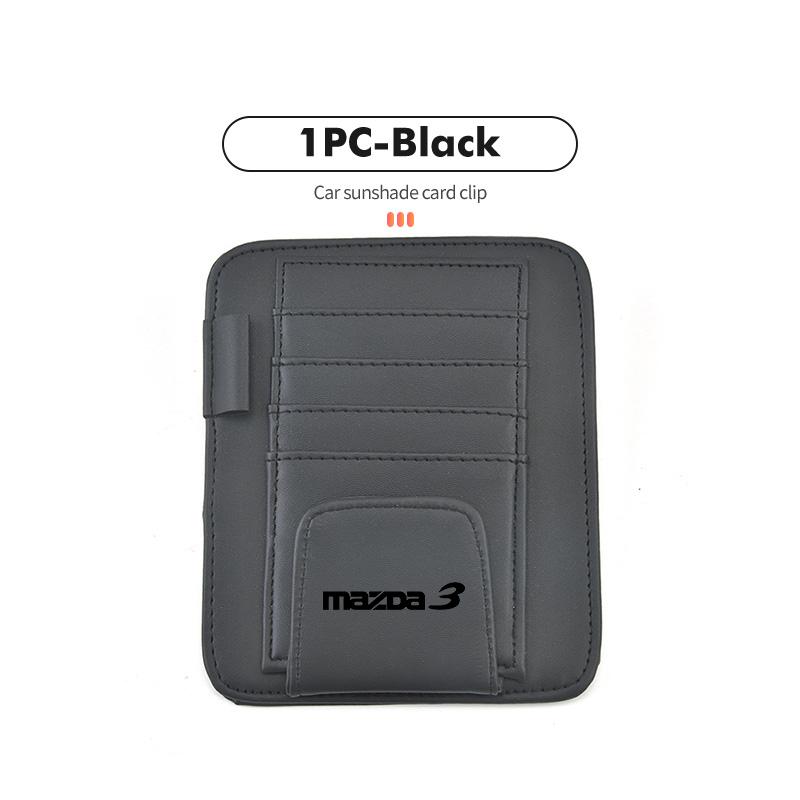 

For Mazda Car Sunshade Card Package Holder Sunglasses Ticket Card Clip 2 3 5 6 Axela Atenza Speed 6 CX-3 CX-4 CX 5 CX-7 CX-8