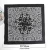Unisex Hip Hop Women Men Bandana Scarf Punk Square Bandanas Headwear Fashion Bohemian Head Scarf Headbands Hair Accessories