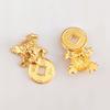 Fengshui Lucky Frog Wallet Charm Money Biting Golden Frog Alloy Amulet Ornaments For Good Fortune Financial Stability