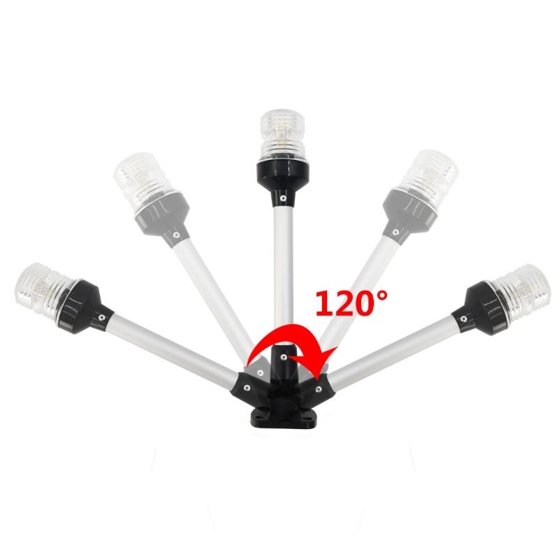 Energy Efficient LED All Round Anchors Light with 180 Degree Swing Suitable for Low Power Consumption In Night Navigatio