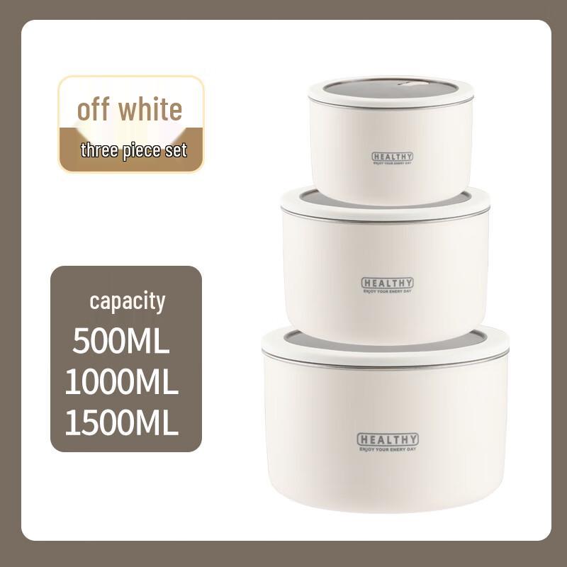 304 Stainless Steel Microwavable Food Container 1-1.5L