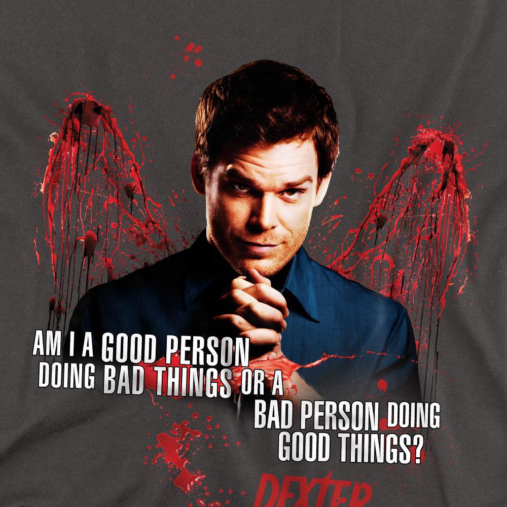 Dexter Unisex Adult Good Bad T-Shirt