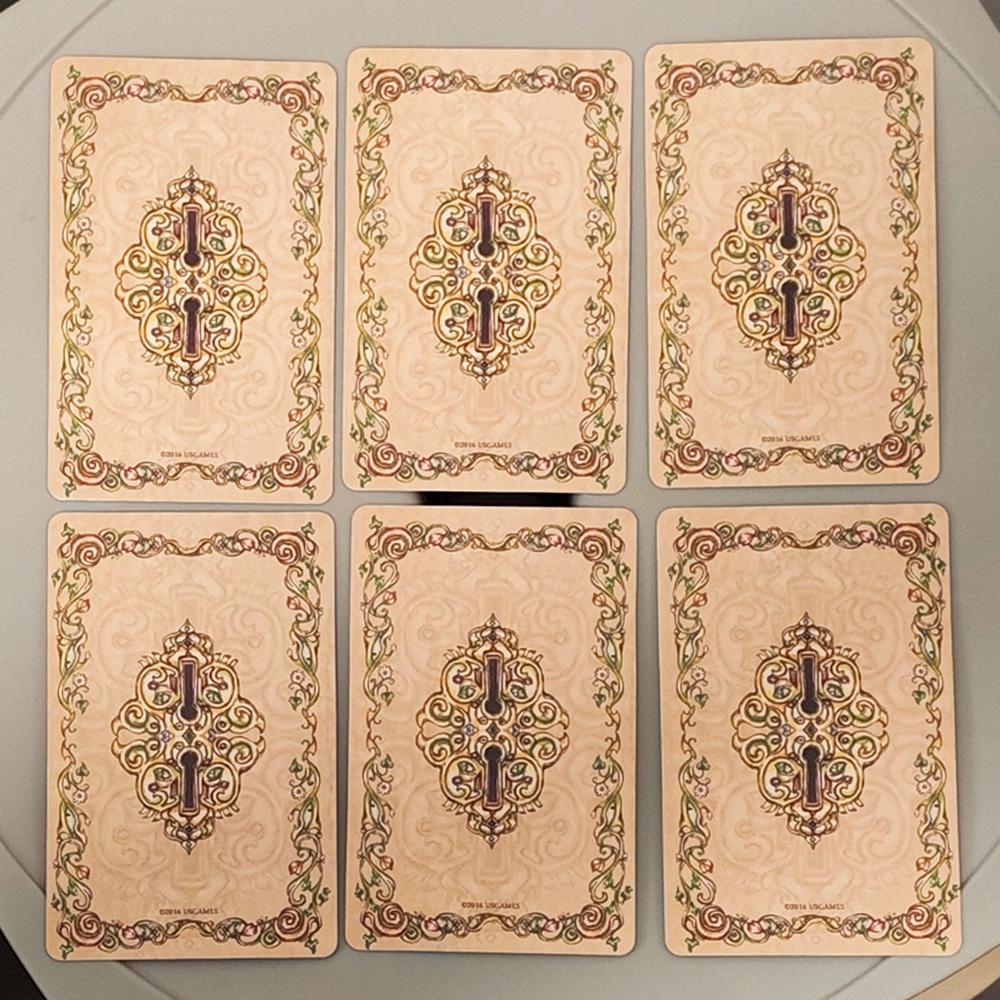 Baraja Lenormand Cuento de Hadas 38 Cartas Impresas en Cartulina Doble Repujada de 350 GSM 9*6cm Juego de Mesa
