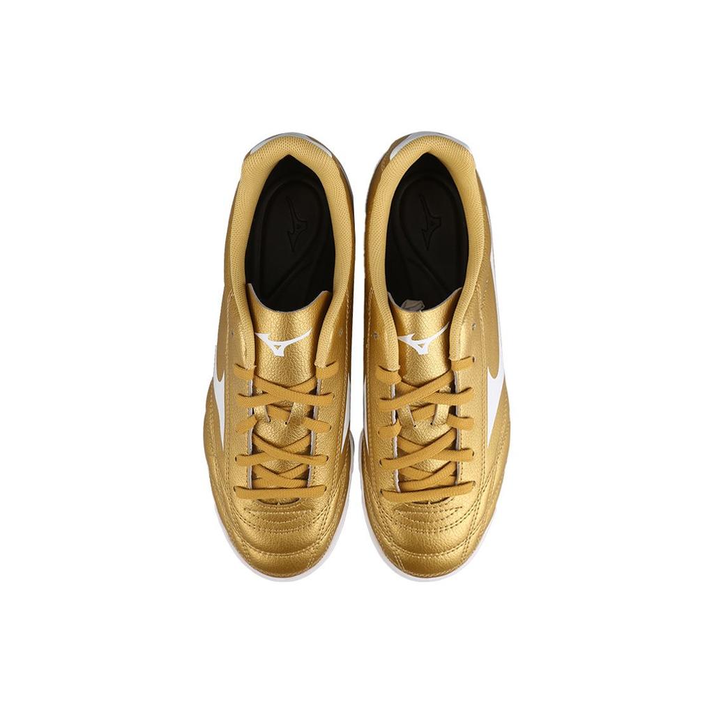 Mizuno Synthetic Leather AS Cleats Entry Level Low Top Kids Soccer Shoes Gold Kids Soccer Shoes P1GE249406